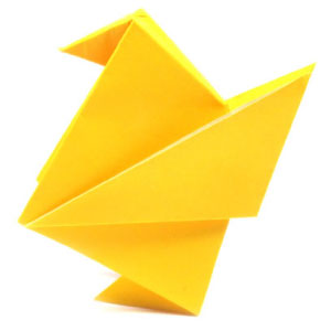 easy origami chick