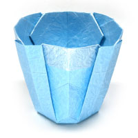 simple 3d origami cup II