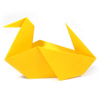 traditional paper duck
