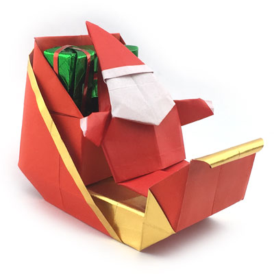 How to make origami Christmas models