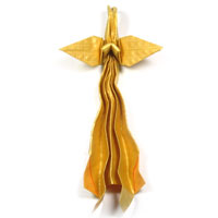 traditional origami phoenix