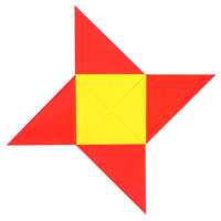 traditional origami star
