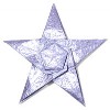 CB seashell five-pointed origami star