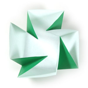 7th picture of traditional origami cube