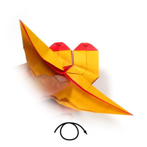 How About Orange: 3D origami hearts