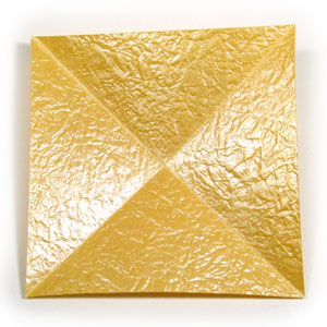 4th picture of four-pointed seashell origami star