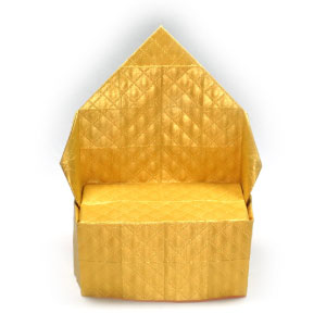 31th picture of wide origami throne